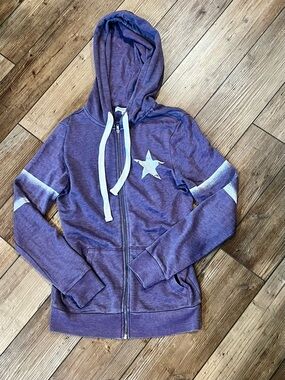 Grayson Threads Star Graphic Zip-Up Hoodie